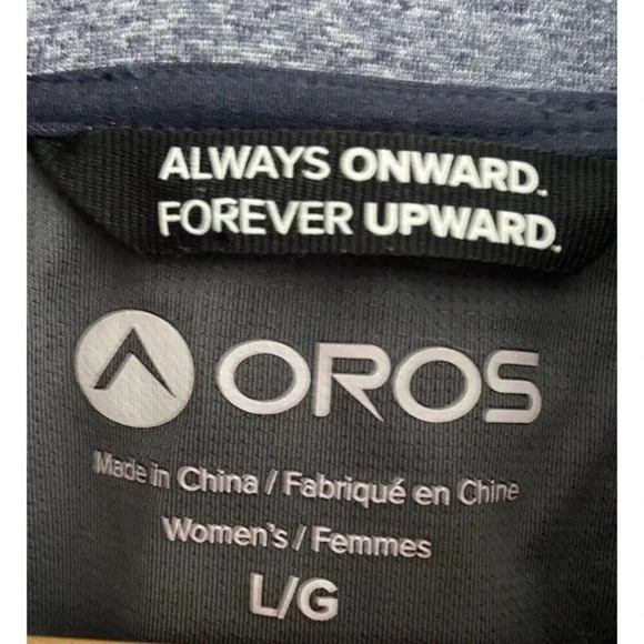OROS Solarcore 1/4 Zip Pullover Blue Heather Large L - Picture 3 of 5